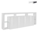 Buffet de salon 4 portes grand bahut 220x40x80 design moderne Towyn Promotion
