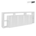 Buffet de salon 4 portes grand bahut 220x40x80 design moderne Towyn Promotion