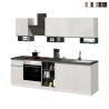 Cuisine linéaire complète 256 cm design moderne modulable Domina Offre