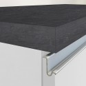 Cuisine linéaire complète 256 cm design moderne modulable Domina 