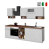 Cuisine complète modulaire design linéaire style moderne 256cm Essence Prix
