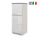 Housse de réfrigérateur encastrable mobile à 2 portes pour meuble de cuisine 60x60x164.5h Halser Prix