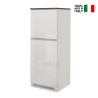 Armoire cache-frigo encastrable 2 portes rangement cuisine 60x60x164,5h Halser Prix
