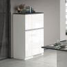 Armoire cache-frigo encastrable 2 portes rangement cuisine 60x60x164,5h Halser Choix