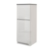 Armoire cache-frigo encastrable 2 portes rangement cuisine 60x60x164,5h Halser 