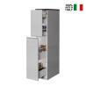 Meuble de cuisine moderne avec 2 tiroirs à épices 30x60x164,5 Trym Dimensions