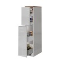Meuble de cuisine moderne avec 2 tiroirs à épices 30x60x164,5 Trym 