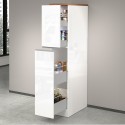 Meuble de cuisine moderne avec 2 tiroirs à épices 30x60x164,5 Trym 