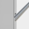 Ensemble de meubles cache-frigo encastrable et porte-épices pour cuisine linéaire Fist 
