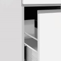 Ensemble de meubles cache-frigo encastrable et porte-épices pour cuisine linéaire Fist 