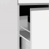 Ensemble de meubles cache-frigo encastrable et porte-épices pour cuisine linéaire Fist 