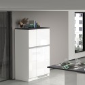 Ensemble de meubles cache-frigo encastrable et porte-épices pour cuisine linéaire Fist Catalogue