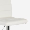 Tabouret de bar et cuisine moderne pivotant en similicuir Pomona 
