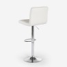Tabouret de bar et cuisine moderne pivotant en similicuir Pomona Prix