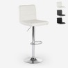 Tabouret de bar et cuisine moderne pivotant en similicuir Pomona Vente