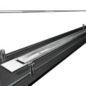 Brûleur de cheminée à bioéthanol de table moderne avec vitres Athos 