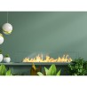 Brûleur de cheminée à bioéthanol de table moderne avec vitres Athos 