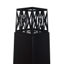 Cheminée à bioéthanol extérieure sur pied design colonne Vulcano Dimensions