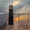 Cheminée à bioéthanol extérieure sur pied design colonne Vulcano Offre