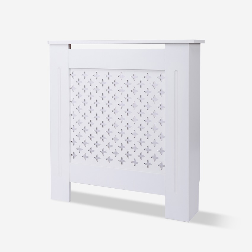 Maison Exclusive - Cache-radiateur MDF Blanc 78 cm