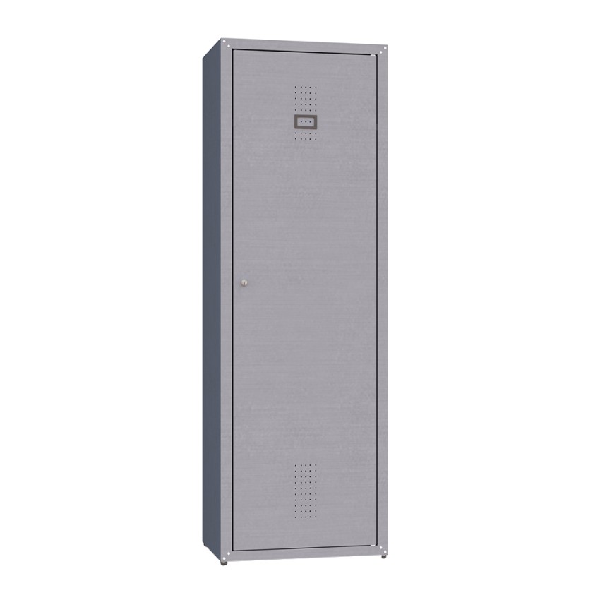 Armoire en métal acier d'extérieur polyvalente 1 porte 60x40x180 Moduzinc Promotion Armoire en métal acier d'extérieur polyvalente 1 porte 60x40x180 Moduzinc Promotion
