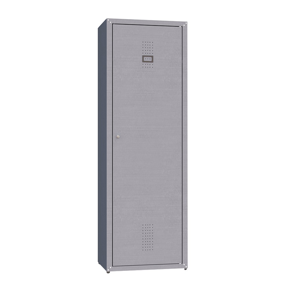 Armoire en métal acier d'extérieur polyvalente 1 porte 60x40x180 Moduzinc