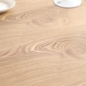 Table à manger de cuisine en bois rectangulaire 120x80cm blanc Ennis Remises