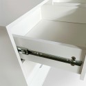 Commode armoire chambre salon 6 tiroirs blanc Kamil Catalogue