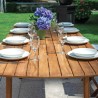 Table de jardin extensible en bois 180-240cm Munroe Vente