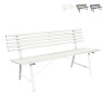 Banc 3 places jardin extérieur classique en fer 150x57x76cm Iven Offre