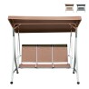 Balancelle de jardin 3 places avec toit solaire réglable Ibis Vente