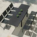 Table extensible 135-270x90cm extérieur jardin 8-10 places Fenis Remises