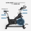 Fit bike Vélo d'appartement professionnel 18 kg volano Athena Remises