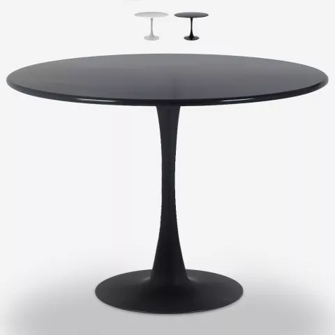 Table ronde en métal Goblet 120cm pour bar restaurant en extérieur Tekos Promotion