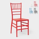 Lot de 20 chaises style classique cérémonies mariages Chiavarina X Remises