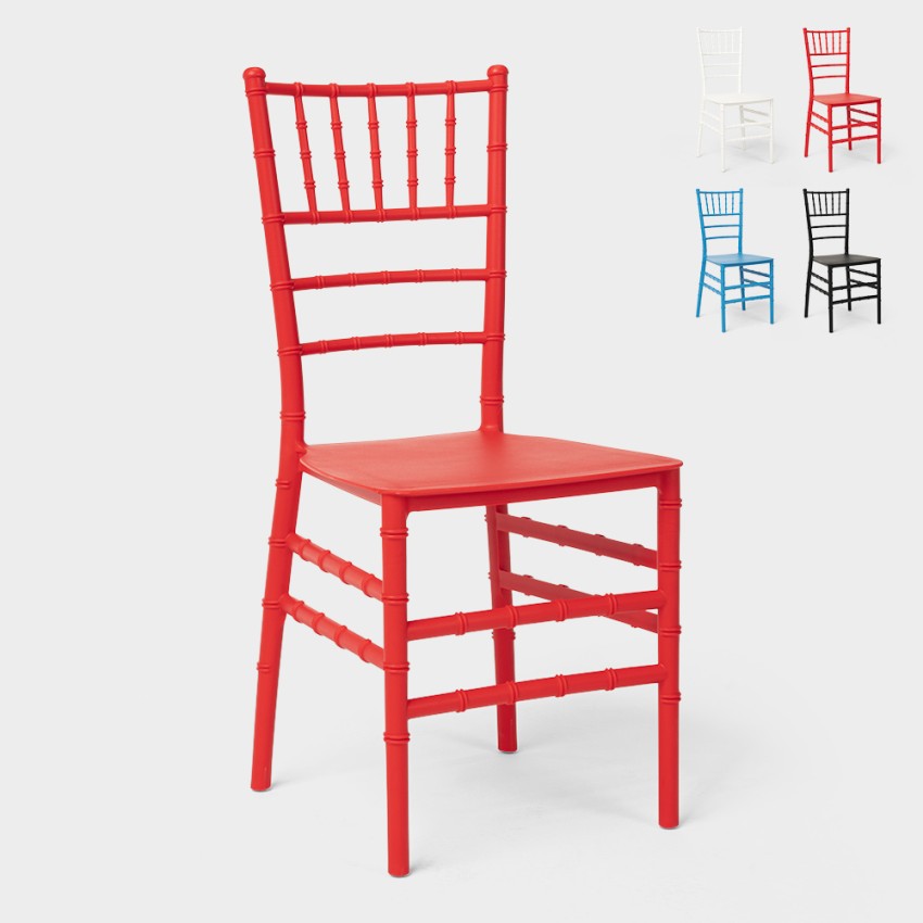 Lot de 20 chaises style classique cérémonies mariages Chiavarina X Remises Lot de 20 chaises style classique cérémonies mariages Chiavarina X Remises