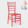 Lot de 20 chaises style classique cérémonies mariages Chiavarina X Remises