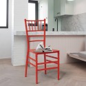 Lot de 20 chaises style classique cérémonies mariages Chiavarina X Modèle