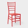 Lot de 20 chaises style classique cérémonies mariages Chiavarina X 