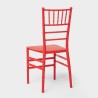 Lot de 20 chaises style classique cérémonies mariages Chiavarina X 