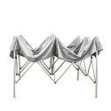 Tonnelle pliante extérieure jardin marché 3x4,5m toile PVC Forecourt Remises