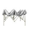 Tonnelle pliable 2x2 pour jardin extérieur, couverture en PVC Eventide Remises
