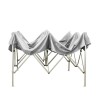 Tonnelle pliable 3x3 extérieur jardin toile PVC imperméable Versa Prix