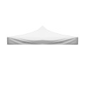 Toile de rechange imperméable blanche pour toit de gazebo 3x6 pliable avec velcro Promotion