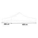 Toile de rechange pour tonnelle pliante 3x4,5 couverture de toit étanche Vente