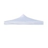 Toile de rechange blanche pour toit de gazebo pliable 2x2 imperméable avec velcro Promotion