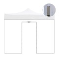 Toile latérale avec porte enroulable pour tonnelle pliable de jardin 3x4,5 Promotion