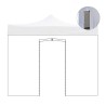 Toile latérale avec porte enroulable pour tonnelle pliable de jardin 3x4,5 Promotion
