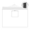 Rideau latéral pour gazebo de jardin pliant 2x2 avec porte-fenêtre enroulable Promotion