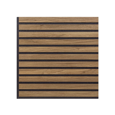 10 x panneau acoustique décoratif 58x58 cm bois noyer Deco BN Promotion